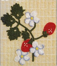 Strawberry Applique - 6-1/2 x 7-1/2 - Size 10...