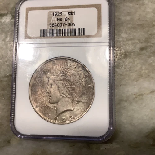 1923-P Silver Peace Dollar MS64