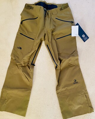 The North Face Summit Series  XCR Pants Women  XL Ski Snowboard Olive Waterproof