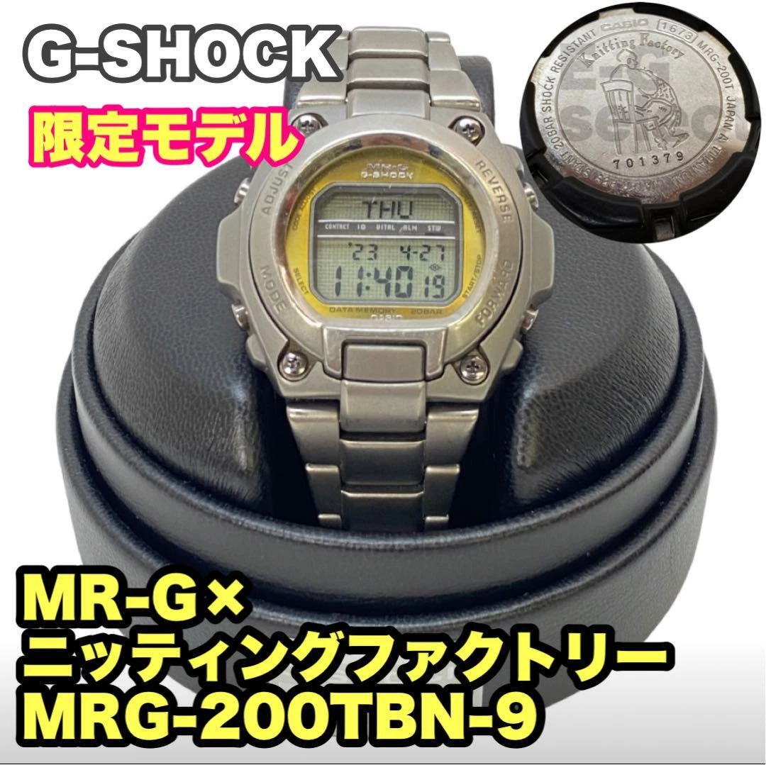 新品即決 G-SHOCK MR-G×ニッティングファ クトリー MRG-200TBN-9