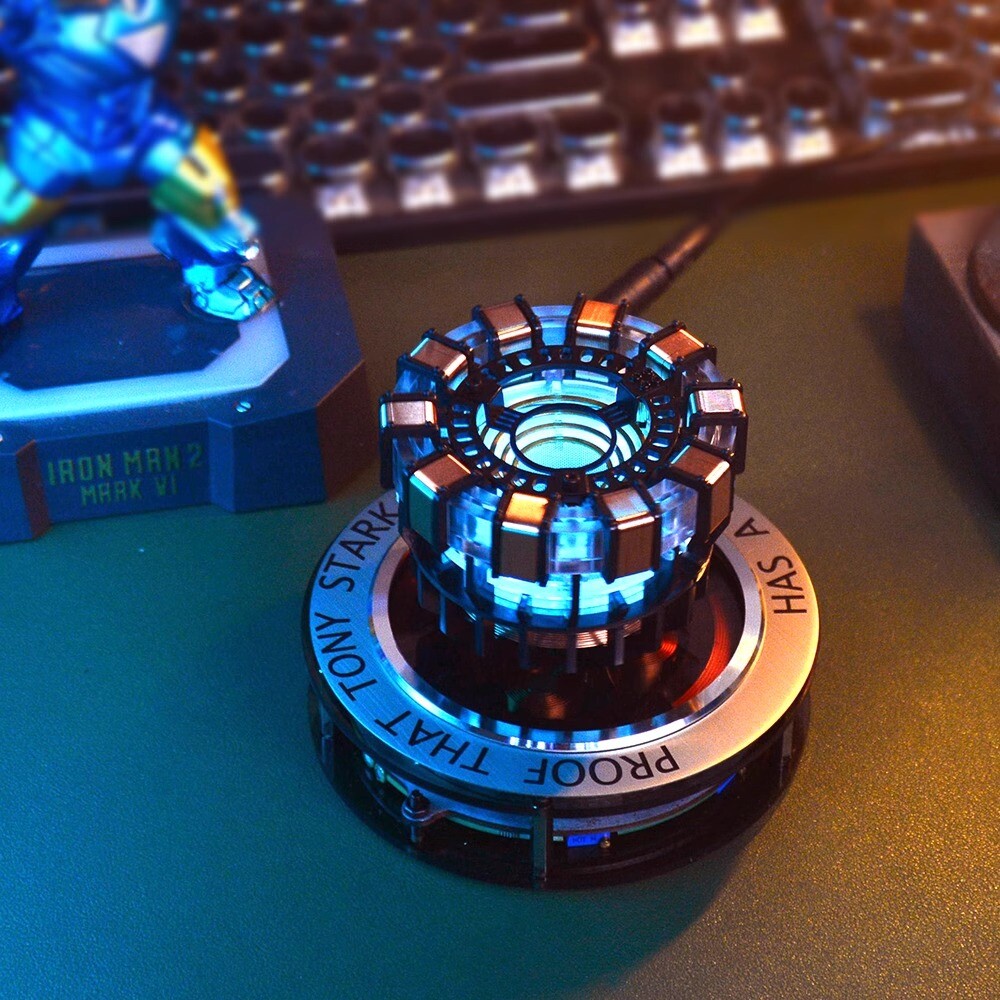 Marvel cartoon Tony Stark Arc Reactor MK1/2 LED Model