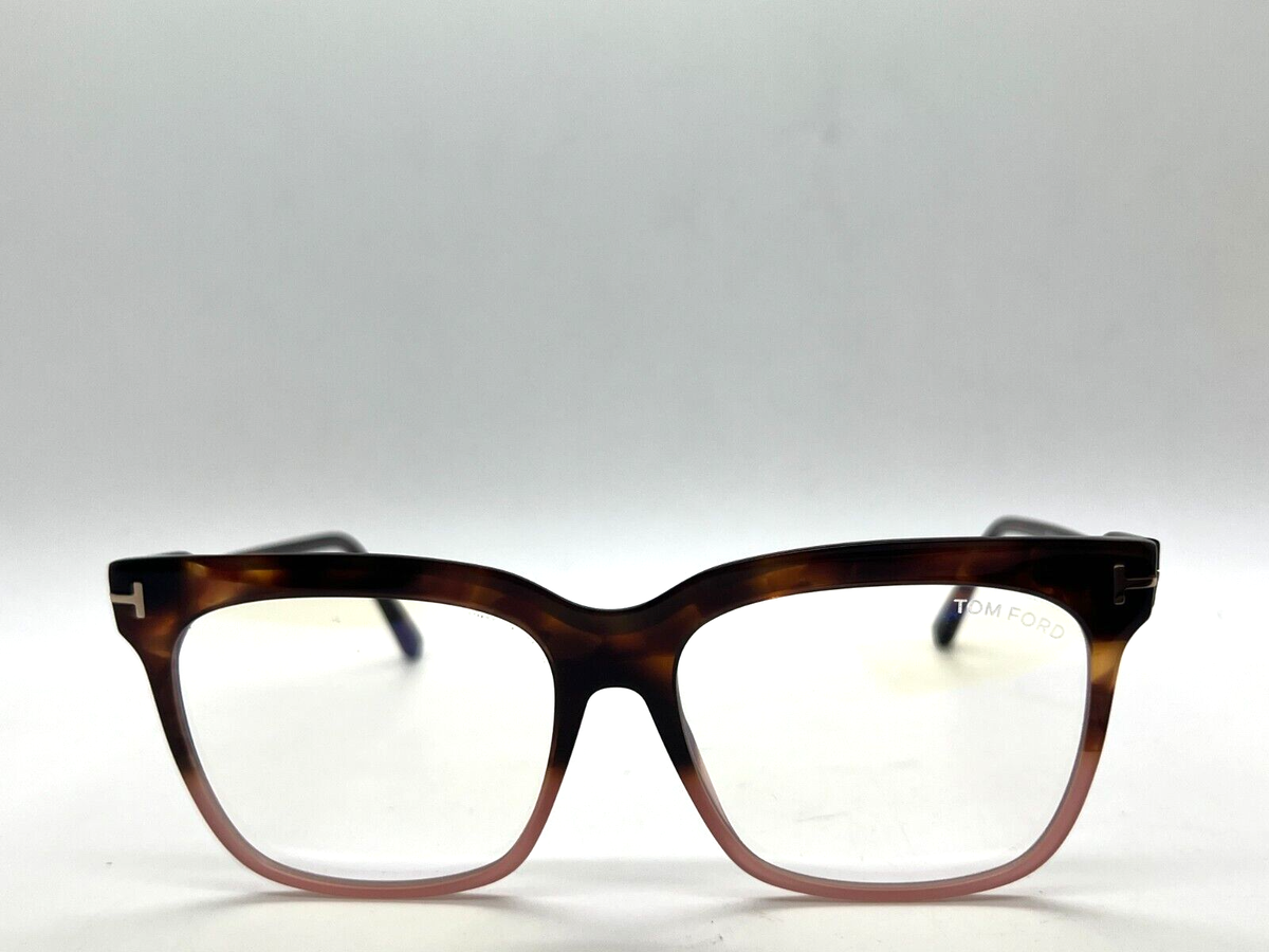 NEW FT5768-B 055 TOM FORD TF5768-B 055 WOMEN CAT EYE HAVANA PINK EYEGLASSES Tom Ford Glasses Frames FT5770-B 055 Havana Pink Women  main image 3