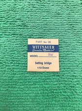 Wittnauer 3W 26, 445/266 Set Bridge Setting Lever Spring Watch Part