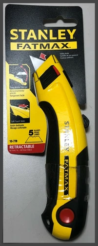 10-778 Stanley Utility Knife Fat Max Retractable 6-5/8" OAL