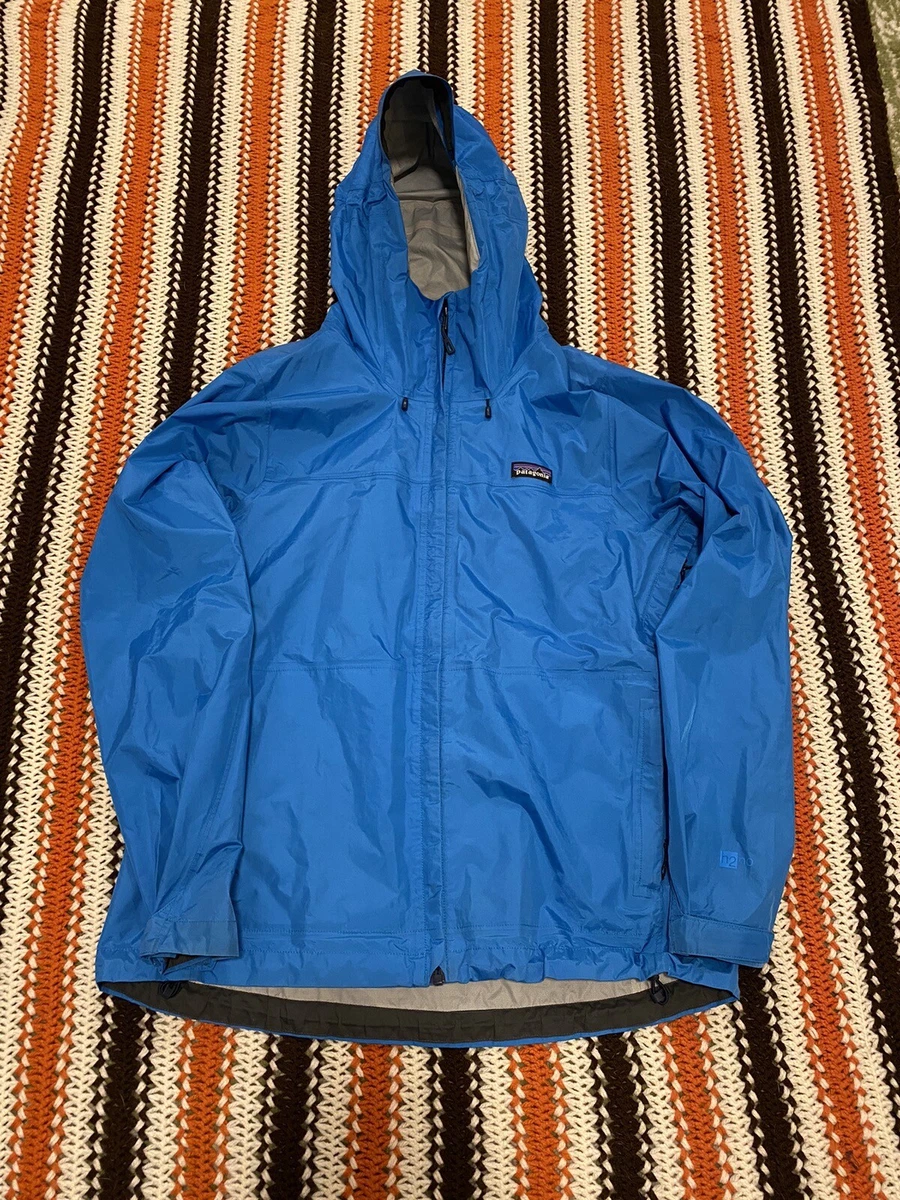 Patagonia Jacket h2no⁰ Blue Hooded Arm Vents Adult Womens Size Large RN  51884