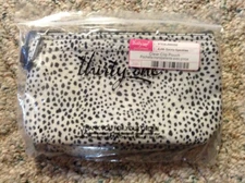 Thirty One Clear Clip Pouch in Dainty Speckles