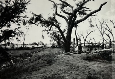 Emporia Kansas KS Tornado Damage May 20 Vintage Photograph Picture Ruggles
