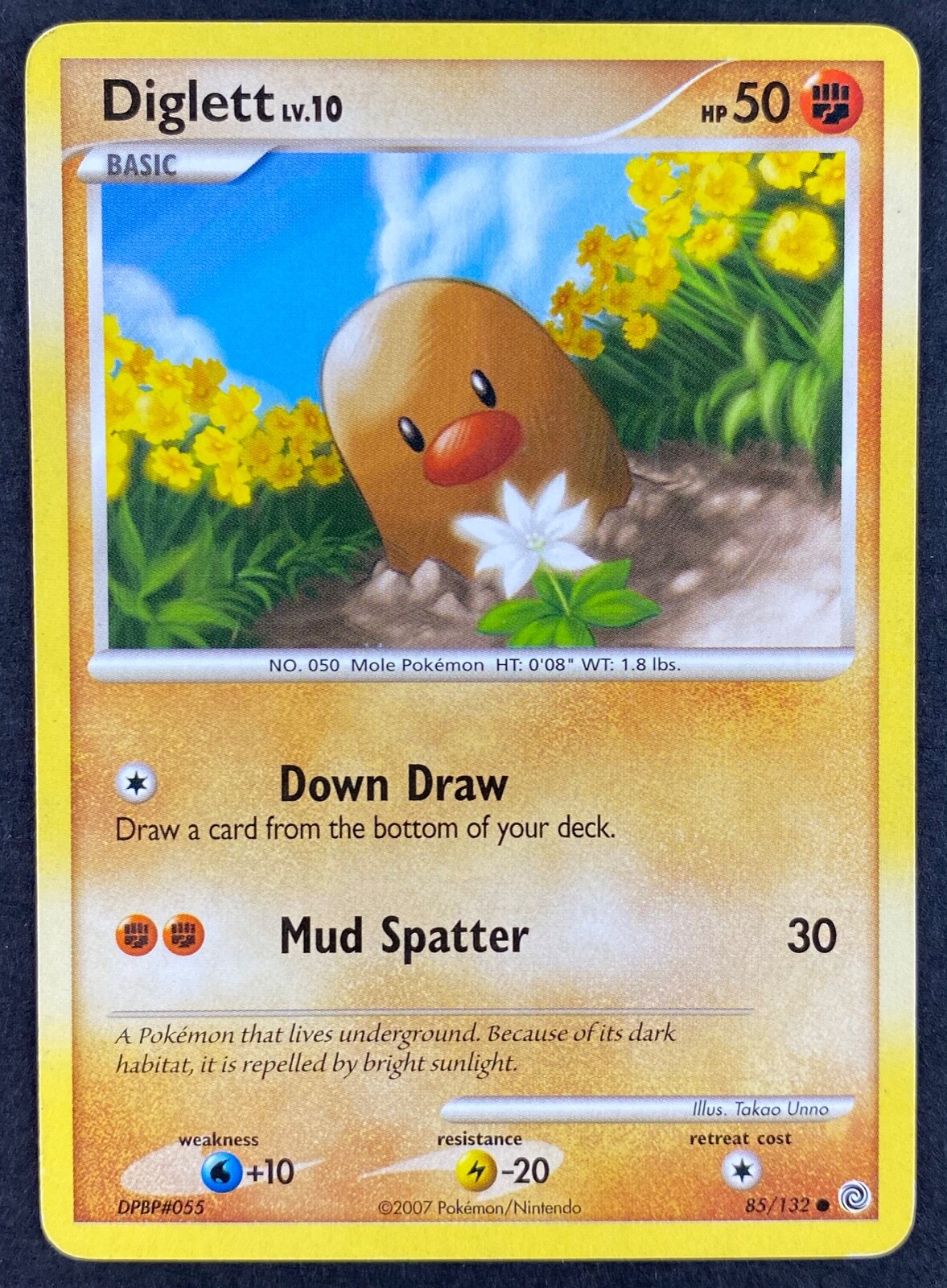 Pokemon Card Diglett LV.10 Secret Wonders 85/132 EXC/NM Non-Holo Common TCG!!!!!  | eBay