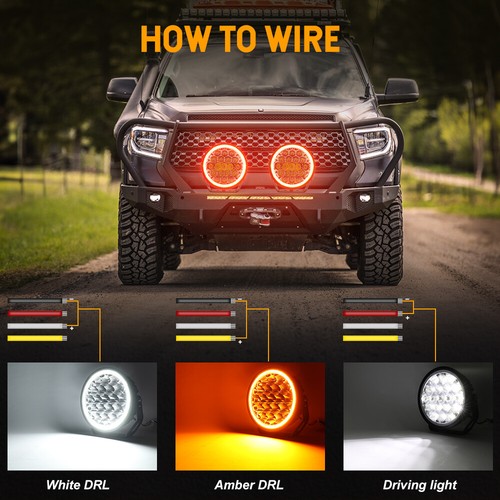 LED Work Light Bar Flood Spot Lights Driving Lamp Offroad Car Truck SUV 12V 24V - Picture 60 of 198
