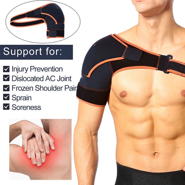 Shoulder Brace Rotator Cuff Pain Relief Support Adjustable Belt Sleeve