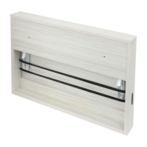 Folding Wall Table, Light Gray Fold Down Table Wall Mounted For Workbench, Home - Picture 4 of 20