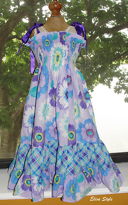 Beautiful Easter party full length summer girl dress from Spain in size (4-5) 