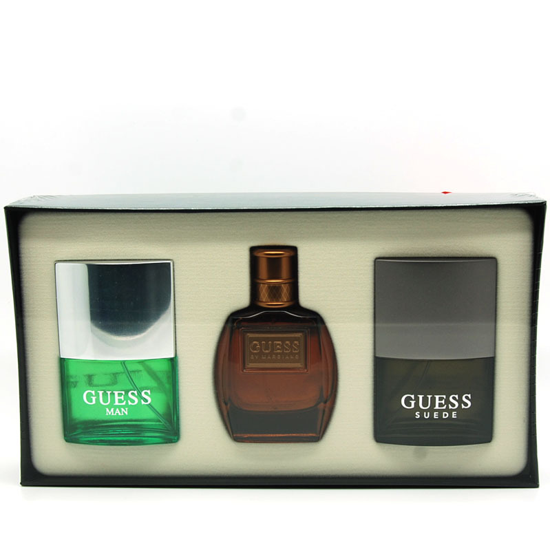 Guess Cologne Gift Set for Men (Guess Man+Guess Suede+Guess
