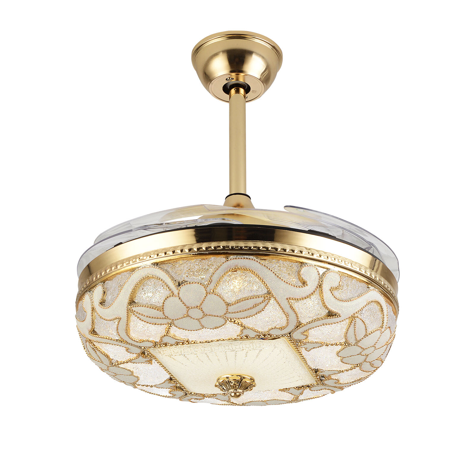 Flush Mount Ceiling Fan Ceiling Fan Ceiling Fan 6 Speed + Remote Control 90-260V