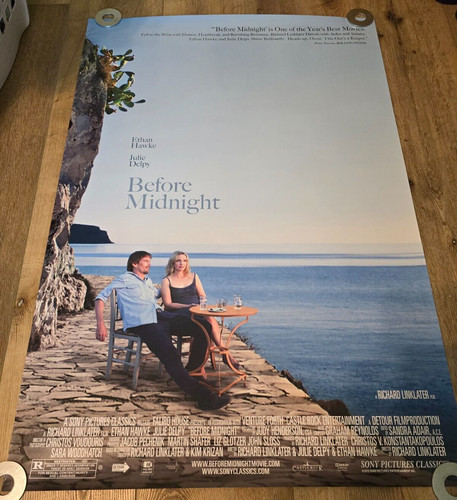 BEFORE MIIDNIGHT - ORIGINAL DOUBLE-SIDED ROLLED POSTER - ETHAN HAWKE/JULIE DELPY