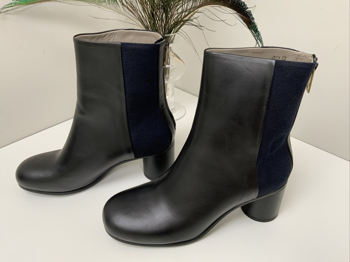 Designer Paul Smith Smart Black Leather ‘Maddox’ Ankle Boots UK5 EU38 BNIB  £395