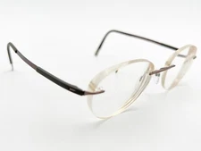 Silhouette 5416 Eyeglasses FRAMES 6055 Titan Brown ..[]18-140 Bronze G378