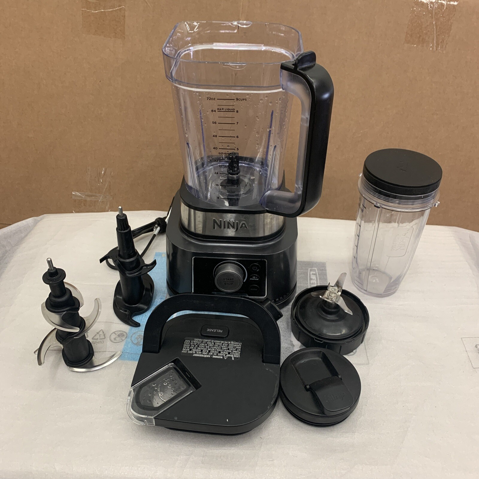 Ninja Foodi CO351B 1200W Power Blender and Food Processor in Black