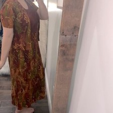 Graphics vintage maxi dress size small