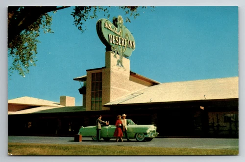 Wilbur Clark's Desert Inn Defunct Hotel Casio Vegas Nevada NV Vtg Car Postcard