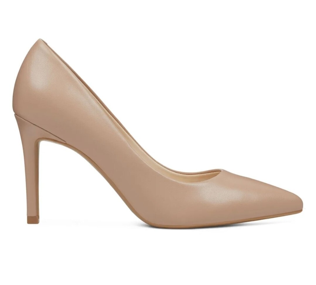 Nine West Etta Women's High Heels Light Natural Leather Size 9