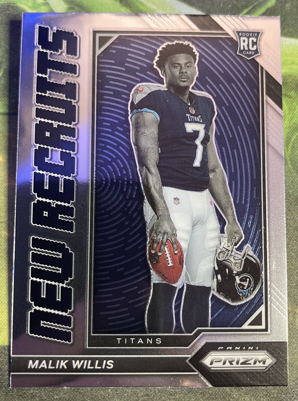 Malik Willis - 2022 Prizm New Recruits Insert NR-3 - Titans