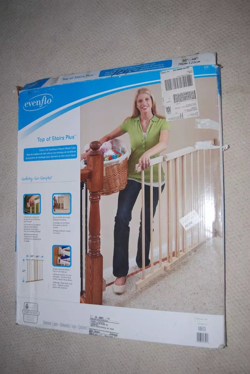 Evenflo top of stair extra on sale tall gate