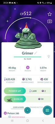 Pokemon Go Shiny Party Hut Grimer