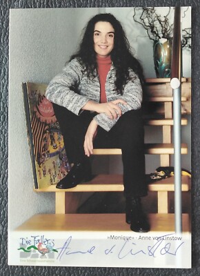 4990 Monique Anne von Linstow Autogrammkarte original signiert