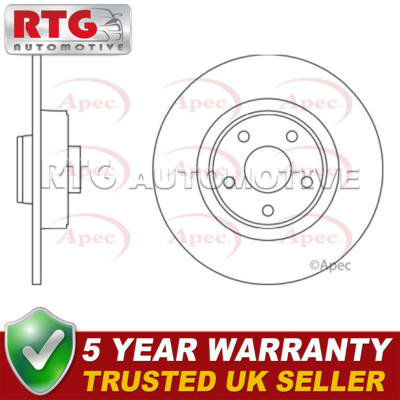 Rear 1x Brake Disc Fits Renault Espace 2002-2012 Vel Satis 2002-2006 8200649353