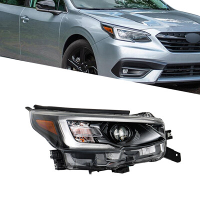 Headlight For Subaru Legacy/Outback 2020 Passenger Right Side LED Housing Black