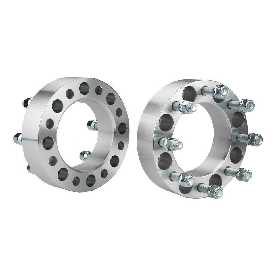 4x 2" 8x6.5 Wheel Spacers Adapters 9/16" Studs For Dodge Ram 1500 2500