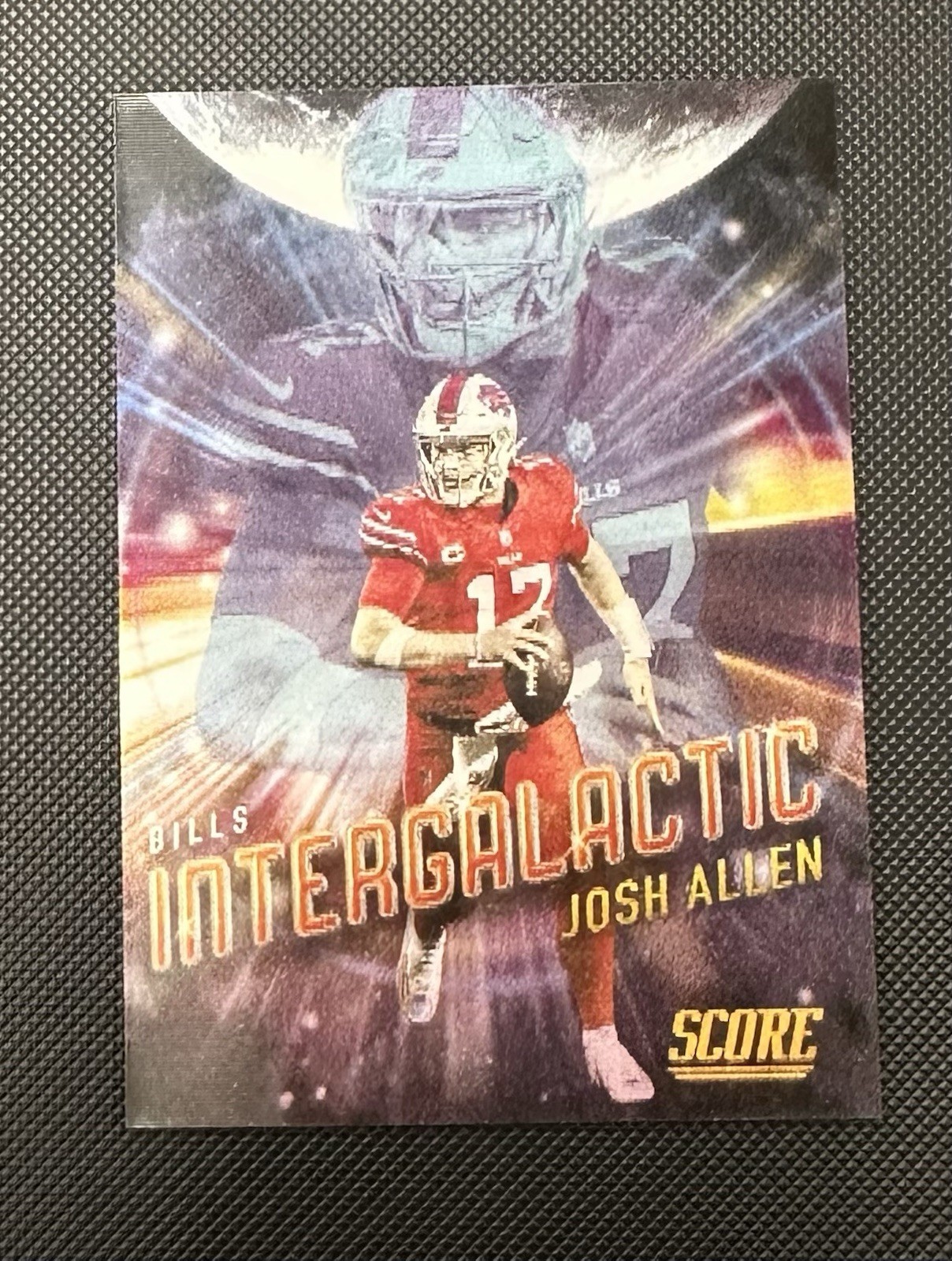 2021 Panini Score Josh Allen Intergalactic #12 SSP Case Hit