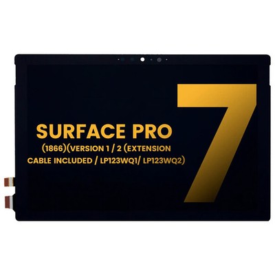 Original For Microsoft Surface Pro 7 LCD Display (LP123WQ1) Ext Cable Included