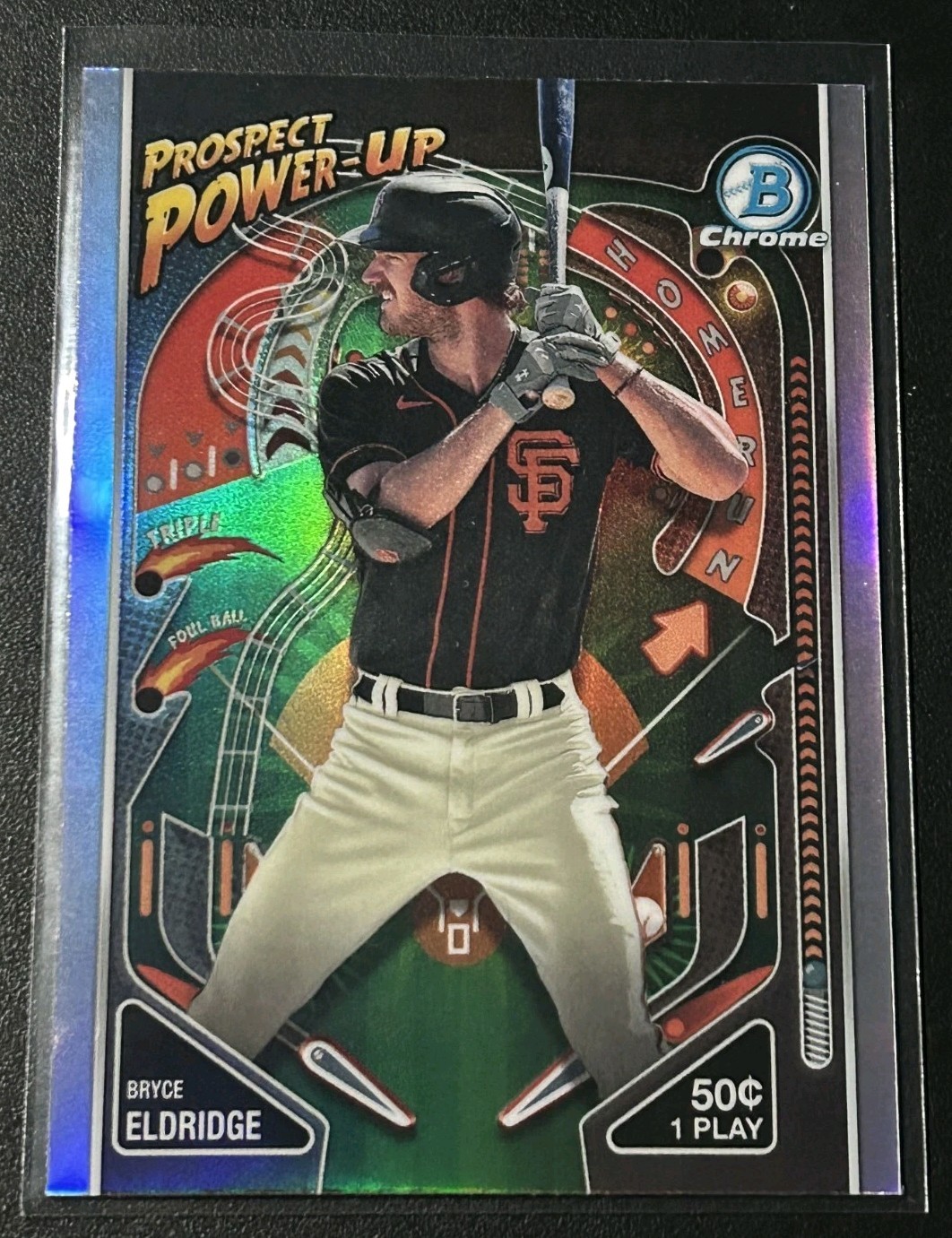2024 Bowman Chrome #PP-19 Bryce Eldridge Prospect Power-Up Insert Giants