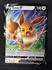 Carte promozionali Eevee V SWSH065 SWSH: Spada e Scudo Holo Black Star Promo Pokemon