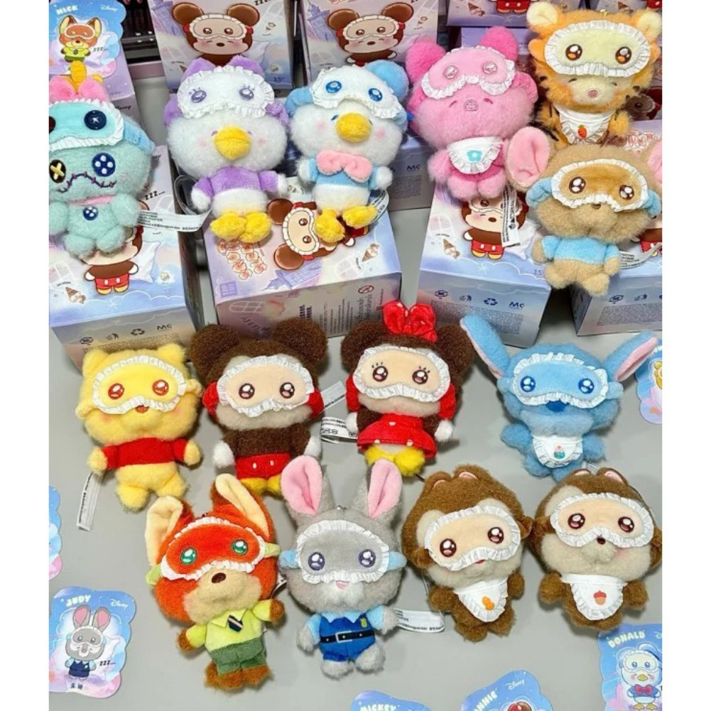 TOPTOY Squinting Sleepwear Series Plush Pendant Confirmed Blind