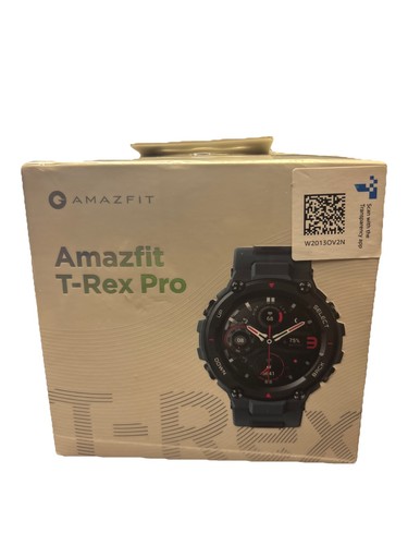Amazfit T-Rex Pro Smart Watch - Rugged Outdoor GPS Watch, Steel Blue NIB Sealed