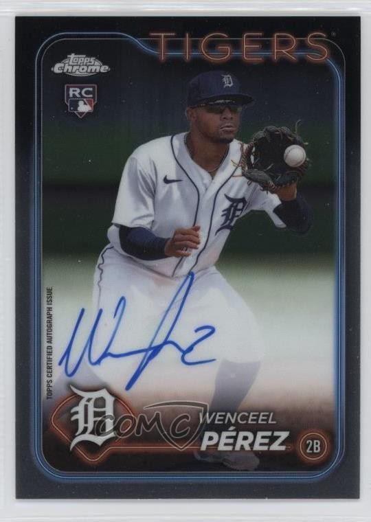 2024 Topps Chrome Update Wenceel Perez #RA-WP Rookie Auto RC
