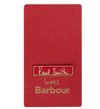 PAUL SMITH Loves Barbour Limited Edition 1935 Pin Badge  Red