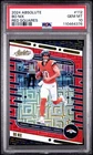 2024 Panini Absolute Bo Nix Rookies #112 Red Squares /499 RC PSA 10 Gem Mint