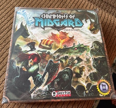 Champions of Midgard Board Game SEALED Grey Fox Games Viking Strategy RPG Style