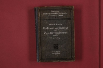 329771 Adam Smith EINE UNTERSUCHUNG ÜBER NATUR UND WESEN DES VOLKSWOHLSTANDES
