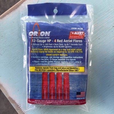 Orion Red Aerial Safety Refill Kit - 4pk Emergency Use Exp 2029