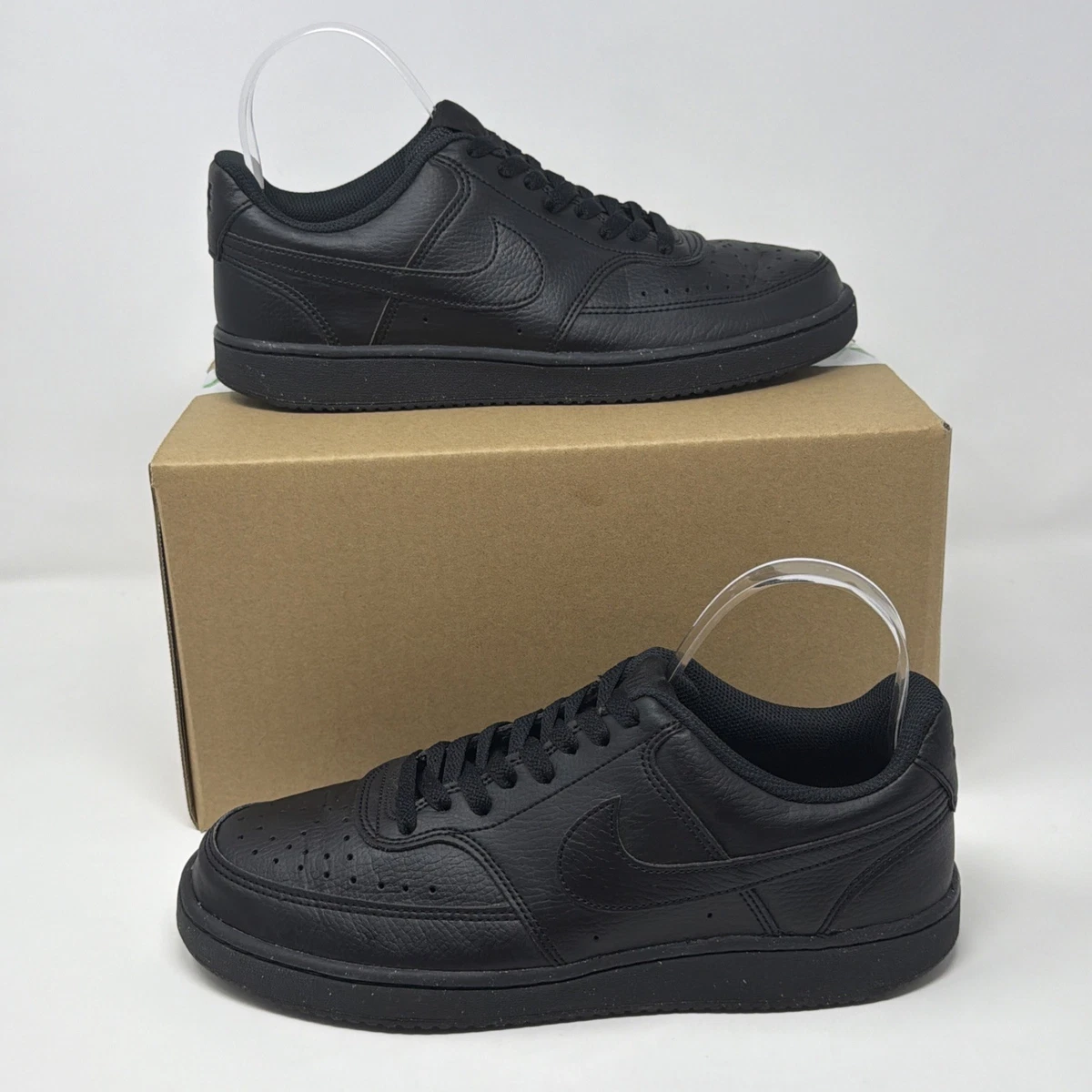 Nike Court Vision Low Triple Black | eBay