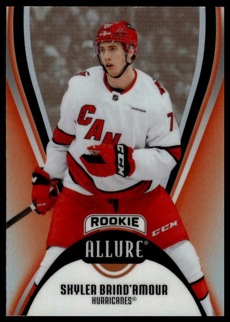 2025-26 Upper Deck Allure #105 Skyler Brind'Amour Red Rainbow