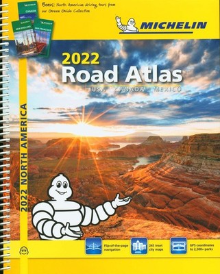 Michelin North America Road Atlas 2022 USA - CANADA - MEXICO (Michelin Road ...