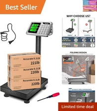 Heavy-Duty Digital Scale with 661lb Capacity – Commercial Shipping & Luggage Use
