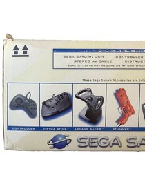SEGA Saturn Console w/Box - CIB - Tested - Authentic