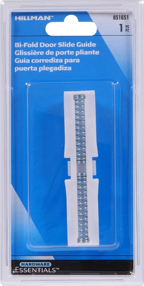 Hardware Essentials Bi-Fold Sliding Door Guide, Top Track Guide std, White - Image 2 of 2